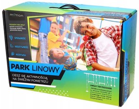 Prenosná prekážková dráha pre deti - lanový park 123498