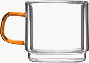 Dvojstenné šálky na espresso Amber, 2 ks
