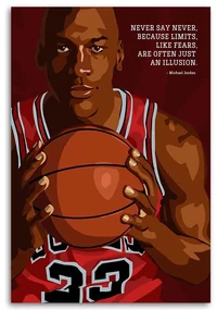 Gario Obraz na plátne Michael Jordan - Nikita Abakumov Rozmery: 80 x 120 cm