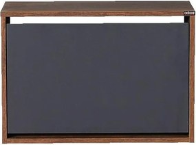 Botník (skrinka na topánky) Tosina 1 (orech oslo + antracit). Akcia -13%. Vlastná spoľahlivá doprava až k Vám domov. 1094529