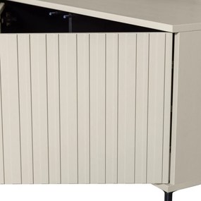 Svetlosivý TV stolík z borovicového dreva 150x56x44 cm New Gravure – WOOOD