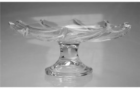 KRIŠTÁĽOVÝ PODNOS BOHEMIA SURF NA NOHE 220MM