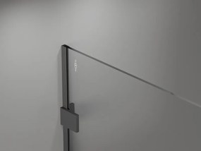 Mexen Lunar, sprchová stena pravá 80 x 200 cm, priehľadná 8 mm, grafitová, 830-080-000-95-00-P