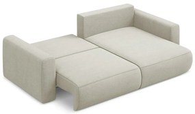 Béžová rozkladacia/s úložným priestorom rohová pohovka (pravý roh/s leňoškou) Kapua – Makamii