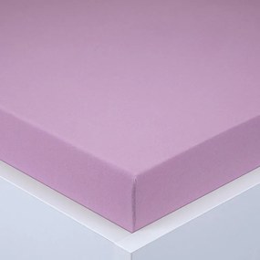 Napínacia plachta na posteľ jersey EXCLUSIVE fialová 90 x 200 cm