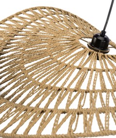 Toolight Toolight, závesné stropné svietidlo 80cm, 1xE27, APP1740-1C, čierna-hnedá, OSW-06063