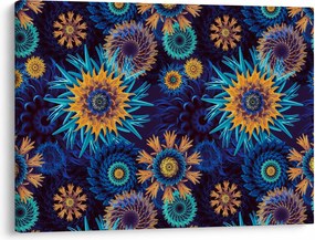 Obraz - 3D kvety (70x50 cm)