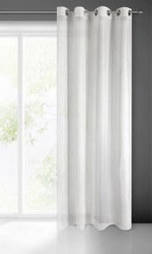 ZÁCLONA NA KRÚŽKOCH ELICIA 140X250 CM BIELA