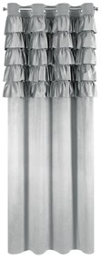 ZATEMŇOVACÍ ZÁVES NA KRÚŽKOCH AURA 140X250 CM STRIEBORNÁ
