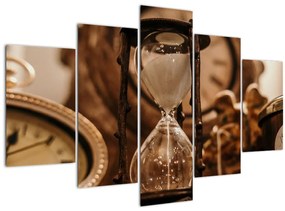 Obraz - presýpacie hodiny (150x105 cm)