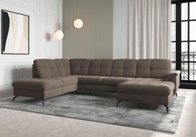 XXXLutz SEDACIA SÚPRAVA, textil, tmavohnedá Sit & More - Sedačky - 00014401333J