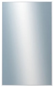 DANTIK - Zrkadlo v rámu, rozmer s rámom 60x100 cm z lišty Hliník biela (7003027)