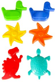 KIK DIPLO W-127 Hračky do pieskoviska vedierko lopatka hrabličky formičky 9el.