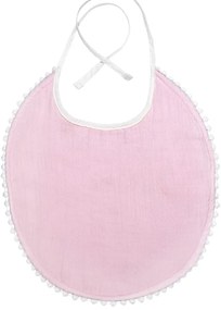 Ružový mušelínový podbradník Kindsgut London