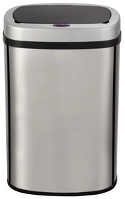 Bezdotykový Jumbo koš 50l strieborná