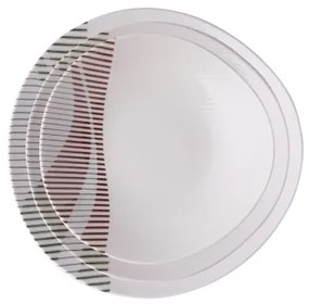 24-dielna jedálenská súprava, pestrofarebná, porcelán