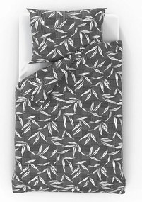 Kvalitex Bavlnené obliečky Osaka sivá, 140 x 200 cm, 70 x 90 cm
