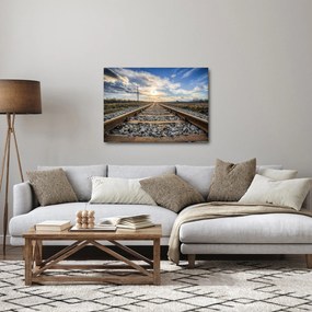 Obraz - Koľaje (70x50 cm)