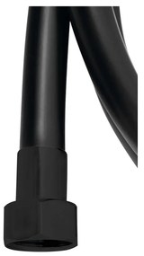 Čierna plastová sprchová hadica ø 1 cm Softflex – Sapho