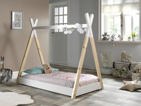 XXXLutz DOMČEKOVÁ POSTEĽ, 70/140 cm biela, farba borovice MID.YOU - Detské izby - 001315002801