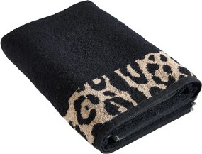 XXXLutz UTERÁK, 70/140 cm, čierna, béžová Dieter Knoll - Kúpeľňový textil - 004876004402