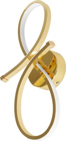 Toolight Toolight, LED nástenné svietidlo 18W APP1051-W, zlatá, OSW-01067