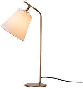 Stolová lampa v bielej a bronzovej farbe (výška 67 cm) Salihini – Opviq lights