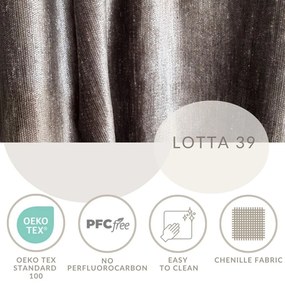 Hnedá čalúnená dvojlôžková posteľ s úložným priestorom s roštom 180x200 cm Aruba L – Maison de Rêve