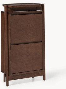 Drevená skrinka na topánky's výklopnými policami Libby