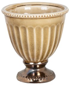 Madame Coco Béžová keramická váza, 16 cm, Rochelle Farba: Béžová