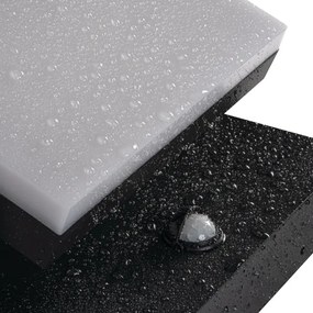 Kanlux 45819- LED vonkajšie nástenné svietidlo so senzorom XERTO LED/20W/230V IP44 čierne
