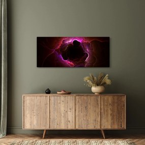 Obraz - abstrakcie mraku (120x50 cm)