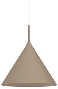 Závesný luster CAPITAL na lanku, 1×GX53/15W/230V, priemer 32 cm, farba taupe