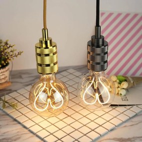 Toolight Toolight, závesná stropná lampa 1xE27 APP342-1CP, čierna, OSW-08409