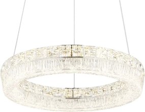 Globo 67387-24 - LED stmievateľný luster na lanku LAUREL LED/24W/230V číre + diaľkové ovládanie