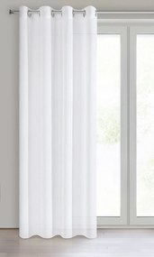 ZÁCLONA NA KRÚŽKOCH ESIM 140X250 CM BIELA