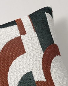 Karin - jednoduchá obliečka, 60x40cm farba produktu zelená látka zapletaná, vzorované