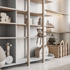 REGÁL DO DETSKEJ IZBY ELSA KAŠMÍR 162 cm