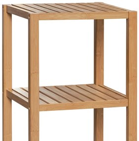 BONTEC Regál, masív, hnedá, DR-011-4 Farba: Prírodné