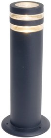 LUTEC Vonkajší stojací stĺpik FOCUS, 1xGU10, 35W, 40cm, sivý