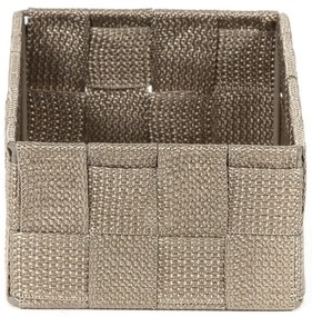 Compactor Úložný organizér do zásuvky Compactor TEX - košík M, 18 x 12 x 7 cm, Taupe (sivo-béžový), M
