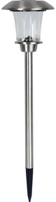 Strieborné záhradné LED svetlo Star Trading Living