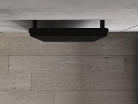 Mexen Topeka, vykurovacie teleso 1400 x 400 mm, 995 W, čierna, W210-1400-480-00-70