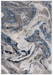 Kusový koberec Eris Marbled Navy, 120x170, modrá, kancelária, Flair Rugs