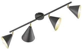 Wofi 70108G - Bodové svietidlo GLORIA 4xE14/28W/230V