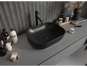 Mexen ROSA umývadlo, 50x40 cm, čierna, 21095085