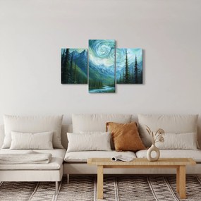 Obraz - Krajina s nádychom Van Gogha (90x60 cm)