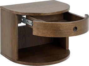 Nočný stolík v dekore duba v tmavoprírodnej farbe Paron – Actona