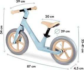 Detský bežecký bicykel Light Flee Nukido