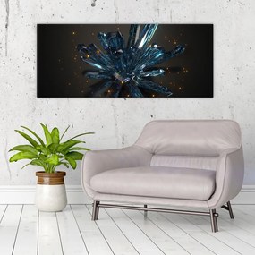 Obraz kryštálu (120x50 cm)